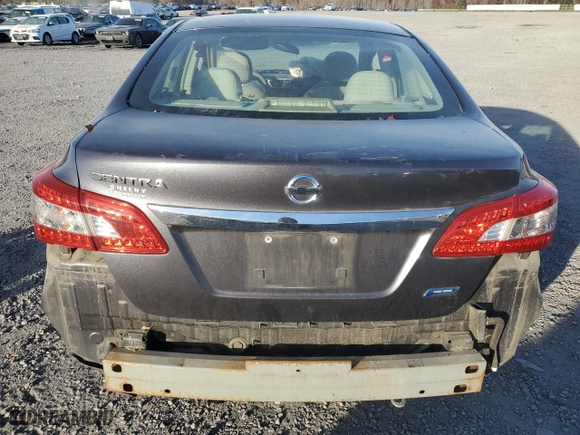 2013 Nissan Sentra SV with VIN 3N1AB7AP5DL691962, listed as a Copart auction lot 42022765 with 179,426 mi miles and Salvage Title. Bid and sale history available at carsss.com. Image 6.