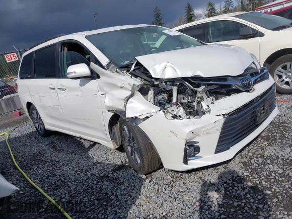 2018 Toyota Sienna XLE with VIN 5TDDZ3DC6JS199051, listed as a IAAI auction lot 41945587 with 58,818 mi miles and . Bid and sale history available at DreamBid. Image 1.