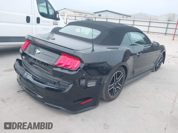 2023 Ford Mustang EcoBoost with VIN 1FATP8UH9P5103685, listed as a IAAI auction lot 42166827 with 49,204 mi miles. Bid and sale history available at carsss.com. Image 4.