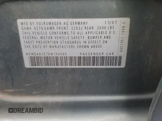 2008 Volkswagen Rabbit S z VIN WVWDA91K78W154569, wystawiony jako Copart lot #42245345 z przebiegiem 131 742 mil mil oraz Szkoda całkowita • Salvage title. Historia ofert i sprzedaży dostępna na DreamBid. Obrazek 13.