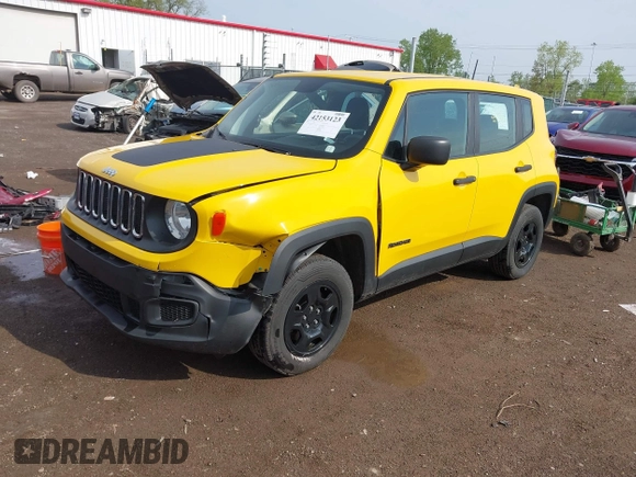 2018 Jeep Renegade Upland with VIN ZACCJBAB3JPH71523, listed as a IAAI auction lot 42153123 with 59,613 mi miles and . Bid and sale history available at DreamBid. Image 2.