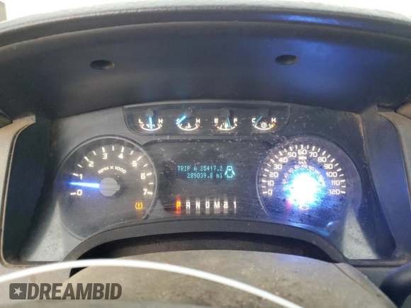 2013 Ford F-150 XL with VIN 1FTMF1CM4DKE06152, listed as a Copart auction lot 50077075 with 289,039 mi miles and Salvage Title. Bid and sale history available at carsss.com. Image 9.