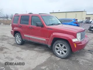 2008 Jeep Liberty Limited with VIN 1J8GN58K68W161456, listed as a IAAI auction lot 41668693 with 142,445 mi miles and . Bid and sale history available at carsss.com. Image 1.