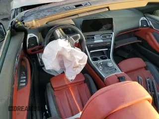 2023 BMW 8 Series 840i with VIN WBADZ4C05PCM43258, listed as a Copart auction lot 76588524 with Not provided miles and Salvage title. Bid and sale history available at DreamBid. Image 8.