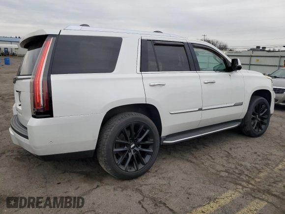 2020 Cadillac Escalade Luxury with VIN 1GYS4BKJ8LR202660, listed as a Copart auction lot 52859945 with 46,503 mi miles and Salvage title. Bid and sale history available at DreamBid. Image 3.