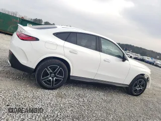 2025 Mercedes-Benz GLC with VIN W1NKJ4HB0SF284466, listed as a Copart auction lot 48459275 with 819 mi miles and Salvage Title. Bid and sale history available at carsss.com. Image 3.