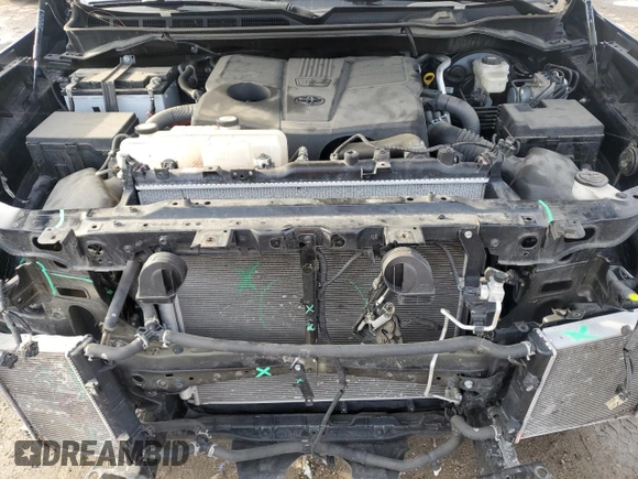 2023 Toyota Tundra Limited with VIN 5TFJA5DB9PX069197, listed as a Copart auction lot 52006175 with 7,396 mi miles and Salvage title. Bid and sale history available at DreamBid. Image 11.