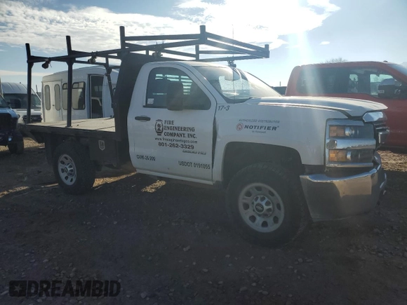 2017 Chevrolet Silverado 3500HD Work Truck with VIN 1GB3CYCG3HZ393452, listed as a Copart auction lot 85922844 with 163,263 mi miles and Salvage Title. Bid and sale history available at carsss.com. Image 4.