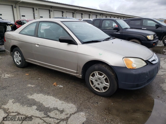 2002 Honda Civic LX with VIN 1HGEM21542L019816, listed as a Copart auction lot 84825424 with 139,051 mi miles and Salvage Title. Bid and sale history available at carsss.com. Image 4.