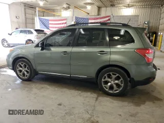 2015 Subaru Forester Touring with VIN JF2SJAUCXFH510044, listed as a Copart auction lot 59414925 with 180,433 mi miles and Salvage title. Bid and sale history available at DreamBid. Image 2.