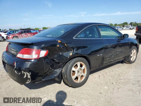 2000 Toyota Solara SE with VIN 2T1CF22P7YC263427, listed as a Copart auction lot 76457634 with Not Provided miles and Salvage Title. Bid and sale history available at DreamBid. Image 3.