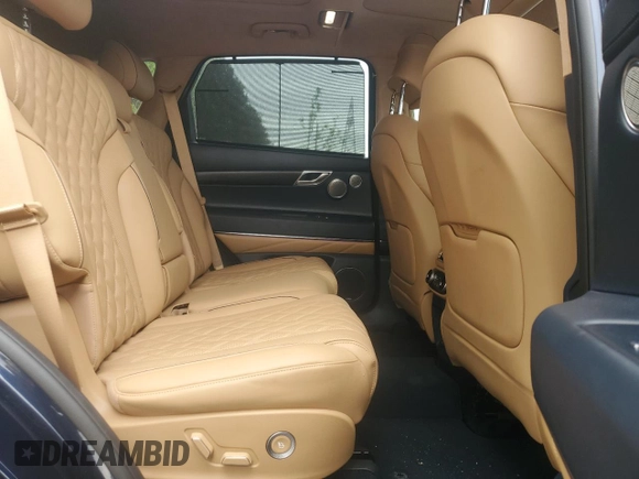 2023 Genesis GV80 with VIN KMUHCESCXPU120743, listed as a Copart auction lot 55306585 with 48,913 mi miles and Salvage title. Bid and sale history available at DreamBid. Image 11.