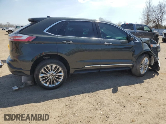 2022 Ford Edge Titanium с VIN 2FMPK4K95NBA33976, выставлен на аукционе Copart как лот 54392605 с пробегом 50 316 миль миль и Списание • Salvage title. История ставок и продаж доступна на DreamBid. Изображение 3.