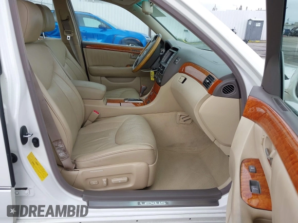 2005 Lexus LS 430 z VIN JTHBN36FX50175532, wystawiony jako IAAI lot #41925866 z przebiegiem 182 956 mil mil oraz . Historia ofert i sprzedaży dostępna na DreamBid. Obrazek 5.