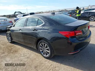 2020 Acura TLX with VIN 19UUB1F36LA008008, listed as a IAAI auction lot 41271318 with 48,602 mi miles. Bid and sale history available at carsss.com. Image 3.