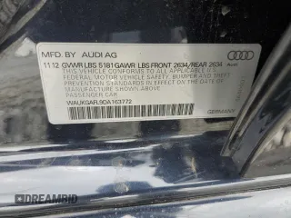 2013 Audi S4 Prestige with VIN WAUKGAFL9DA163772, listed as a Copart auction lot 72736394 with 129,149 mi miles and Salvage Title. Bid and sale history available at carsss.com. Image 12.