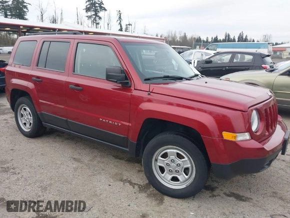 2014 Jeep Patriot Sport with VIN 1C4NJRBB2ED642242, listed as a IAAI auction lot 41156251 with 94,207 mi miles. Bid and sale history available at carsss.com. Image 1.