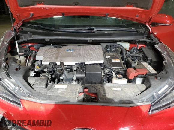 2019 Toyota Prius LE z VIN JTDL9RFU3K3005566, wystawiony jako Copart lot #73356914 z przebiegiem 49 028 mil mil oraz Nie do naprawy • Non repairable. Historia ofert i sprzedaży dostępna na DreamBid. Obrazek 11.