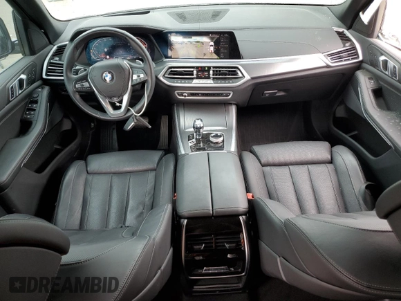 2022 BMW X5 xDrive40i with VIN 5UXCR6C01N9M26766, listed as a Copart auction lot 50990865 with 24,036 mi miles and Salvage Title. Bid and sale history available at DreamBid. Image 8.