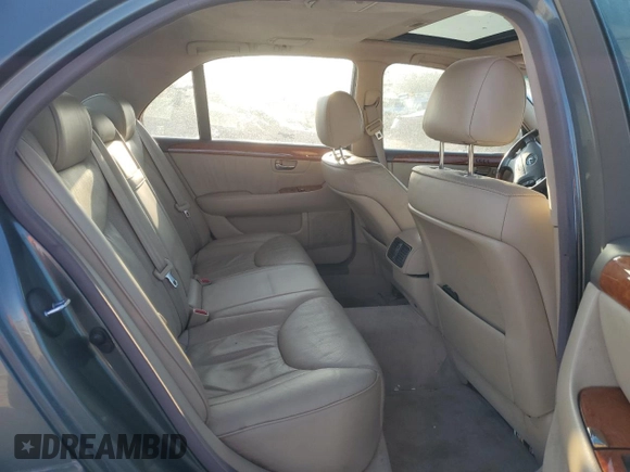 2004 Lexus LS 430 with VIN JTHBN36F440149975, listed as a Copart auction lot 49853965 with Not Provided miles and Salvage Title. Bid and sale history available at DreamBid. Image 10.