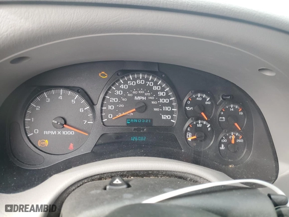 2005 Chevrolet TrailBlazer LS with VIN 1GNDS13S352157829, listed as a Copart auction lot 47633025 with 126,082 mi miles and Salvage Title. Bid and sale history available at carsss.com. Image 9.