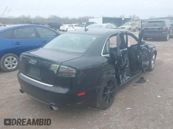 2008 Audi A4 2.0T with VIN WAUDF78E78A058246, listed as a IAAI auction lot 41612385 with 166,312 mi miles. Bid and sale history available at carsss.com. Image 4.