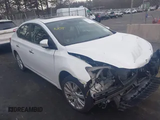 2015 Nissan Sentra S with VIN 3N1AB7APXFY350479, listed as a IAAI auction lot 41355196 with 61,075 mi miles. Bid and sale history available at carsss.com. Image 1.