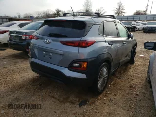 2020 Hyundai Kona SEL with VIN KM8K22AA8LU410091, listed as a Copart auction lot 71687962 with 39,990 mi miles. Bid and sale history available at carsss.com. Image 3.