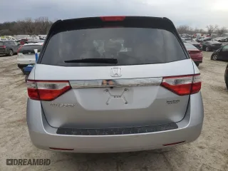 2013 Honda Odyssey EX with VIN 5FNRL5H48DB026839, listed as a Copart auction lot 46108005 with 131,034 mi miles and Salvage Title. Bid and sale history available at carsss.com. Image 6.