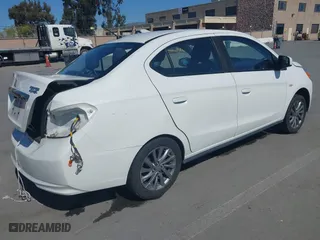 2019 Mitsubishi Mirage G4 ES with VIN ML32F3FJ0KHF01618, listed as a IAAI auction lot 41992596 with 66,512 mi miles. Bid and sale history available at carsss.com. Image 4.