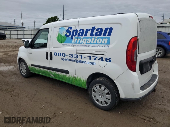 2016 Ram ProMaster City Cargo Tradesman SLT with VIN ZFBERFBT0G6B14602, listed as a Copart auction lot 57635205 with 208,359 mi miles and Clean title. Bid and sale history available at DreamBid. Image 2.