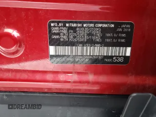 2019 Mitsubishi Eclipse Cross LE z VIN JA4AT4AA8KZ601921, wystawiony jako Copart lot #52165315 z przebiegiem 77 171 mil mil oraz Szkody całkowita. Historia ofert i sprzedaży dostępna na DreamBid. Obrazek 14.