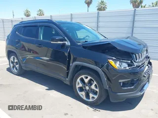 2019 Jeep Compass Limited with VIN 3C4NJCCB5KT675592, listed as a IAAI auction lot 42555440 with 122,405 mi miles and . Bid and sale history available at DreamBid. Image 1.