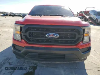 2023 Ford F-150 XL with VIN 1FTMF1C59PKE73620, listed as a Copart auction lot 88289545 with 10,935 mi miles and Salvage Title. Bid and sale history available at carsss.com. Image 5.