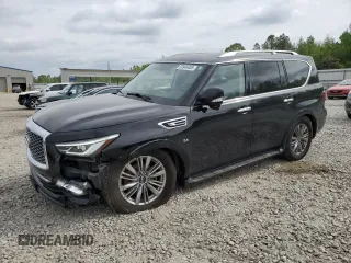 2020 Infiniti QX80 Luxe z VIN JN8AZ2NF2L9704515, wystawiony jako Copart lot #53946485 z przebiegiem 71 367 mil mil oraz Szkoda całkowita • Salvage title. Historia ofert i sprzedaży dostępna na DreamBid. Obrazek 1.