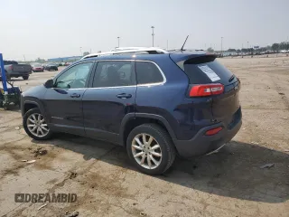 2014 Jeep Cherokee Limited with VIN 1C4PJLDB2EW238218, listed as a Copart auction lot 65024915 with 113,590 mi miles and Clean title. Bid and sale history available at DreamBid. Image 2.