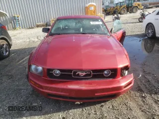 2007 Ford Mustang Deluxe with VIN 1ZVHT80N175353149, listed as a Copart auction lot 45021165 with 124,137 mi miles and Salvage Title. Bid and sale history available at carsss.com. Image 5.