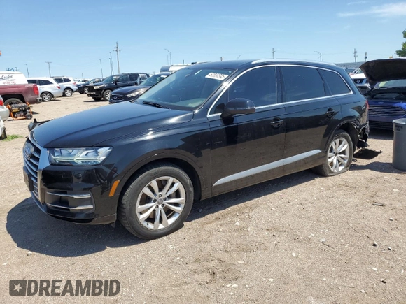 2018 Audi Q7 Premium Plus with VIN WA1LAAF7XJD016585, listed as a Copart auction lot 62598545 with 84,557 mi miles and Salvage title. Bid and sale history available at DreamBid. Image 1.