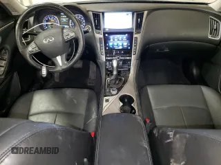 2015 Infiniti Q50 Sport with VIN JN1BV7AR5FM407039, listed as a Copart auction lot 45882655 with 99,813 mi miles and Salvage title. Bid and sale history available at DreamBid. Image 8.