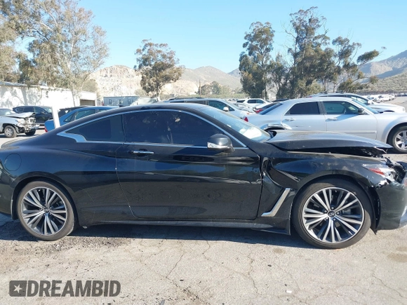 2022 Infiniti Q60 Luxe with VIN JN1EV7KK2NM600262, listed as a IAAI auction lot 41637351 with 22,754 mi miles and . Bid and sale history available at carsss.com. Image 13.