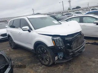 2024 Kia Telluride LX z VIN 5XYP24GC1RG411138, wystawiony jako IAAI lot #42144580 z przebiegiem Nie podano mil oraz . Historia ofert i sprzedaży dostępna na DreamBid. Obrazek 1.
