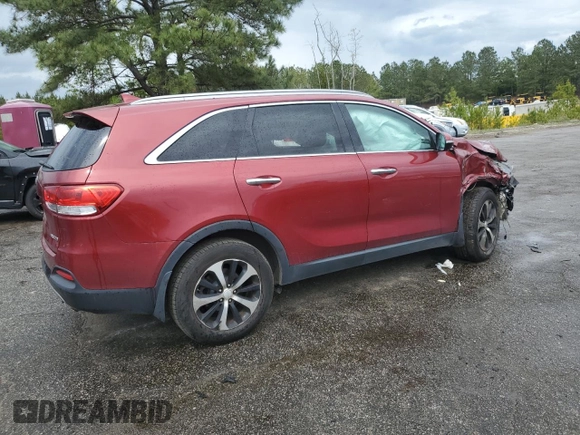 2016 Kia Sorento EX with VIN 5XYPH4A17GG028369, listed as a Copart auction lot 52107365 with 216,039 mi miles and Salvage title. Bid and sale history available at DreamBid. Image 3.
