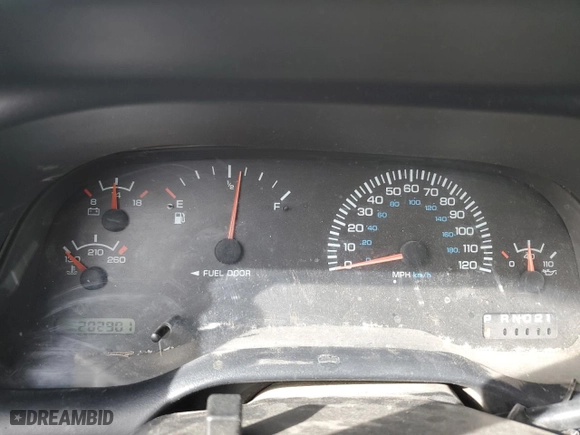 1998 Dodge Ram 1500 with VIN 1B7HC16XXWS506887, listed as a Copart auction lot 72804034 with 202,901 mi miles and Salvage Title. Bid and sale history available at carsss.com. Image 9.