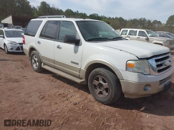 2008 Ford Expedition Eddie Bauer z VIN 1FMFU17548LA68720, wystawiony jako IAAI lot #41881966 z przebiegiem 277 825 mil mil oraz . Historia ofert i sprzedaży dostępna na DreamBid. Obrazek 1.