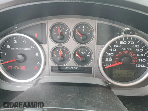 2005 Ford F-150 XLT with VIN 1FTPX04535KD33126, listed as a Copart auction lot 54251155 with 206,414 mi miles and Clean title. Bid and sale history available at DreamBid. Image 9.
