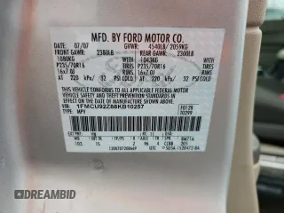 2008 Ford Escape XLS с VIN 1FMCU92Z88KB10257, выставлен на аукционе Copart как лот 56427925 с пробегом 117 042 миль миль и Чистый • Clean title. История ставок и продаж доступна на DreamBid. Изображение 12.