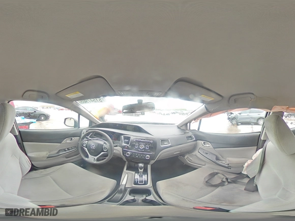2013 Honda Civic Sdn LX with VIN 19XFB2F58DE211205, listed as a Copart auction lot 51547905 with 187,760 mi miles and Salvage Title. Bid and sale history available at carsss.com. Image 14.