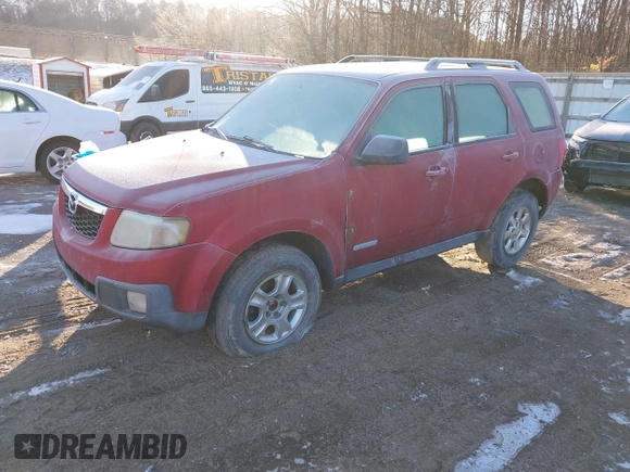 2008 Mazda Tribute ES with VIN 4F2CZ06168KM04987, listed as a IAAI auction lot 41267866 with 177,894 mi miles. Bid and sale history available at carsss.com. Image 2.