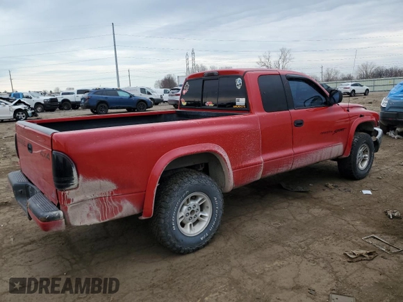 2000 Dodge Dakota SLT with VIN 1B7GG22X9YS551141, listed as a Copart auction lot 50621485 with 144,614 mi miles and Clean Title. Bid and sale history available at carsss.com. Image 3.