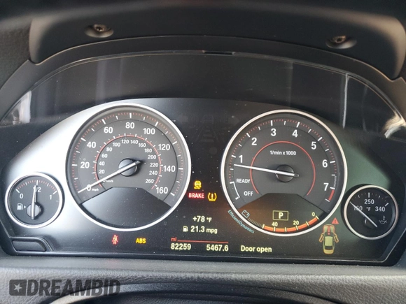 2018 BMW 4 Series 430i with VIN WBA4W3C56JAE99570, listed as a Copart auction lot 46497195 with 82,259 mi miles and Salvage Title. Bid and sale history available at DreamBid. Image 9.